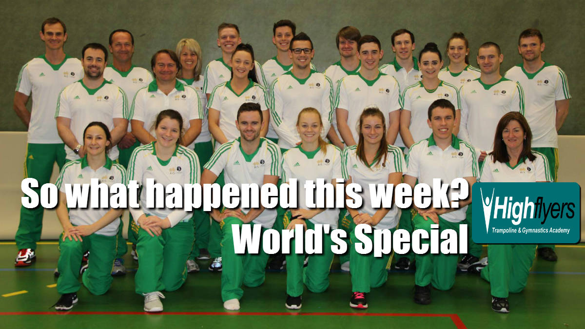 So what happened this week? WORLD’S SPECIAL